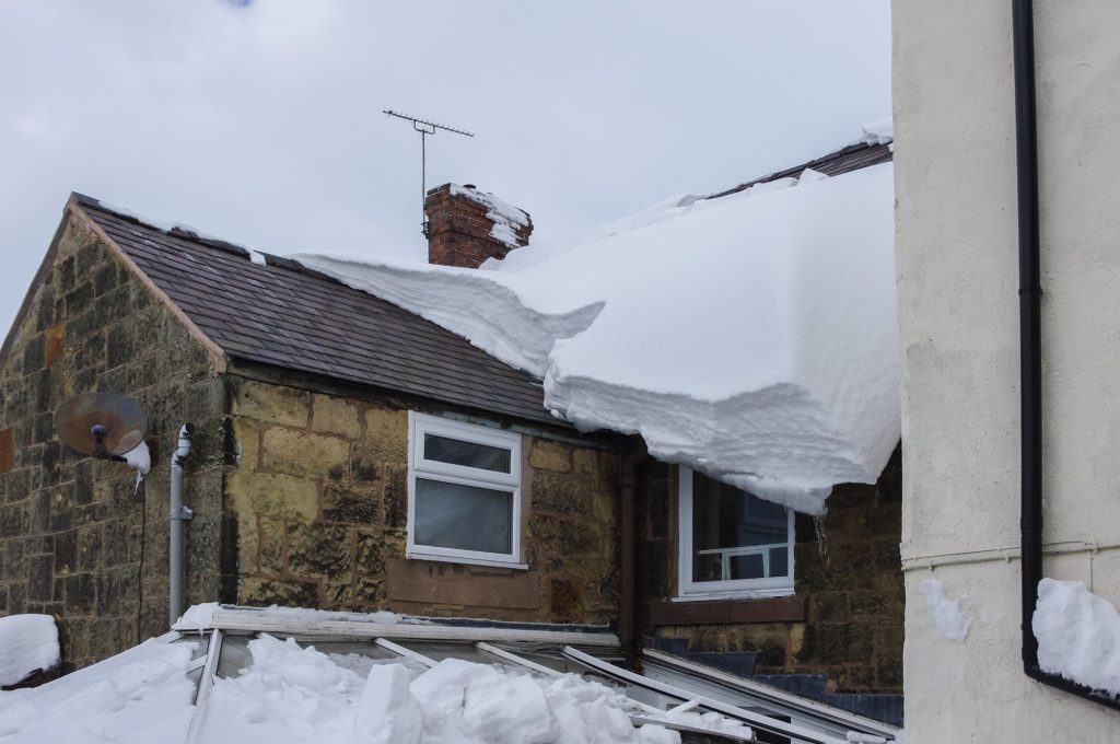 Winter Roof Damage in Columbia, MD